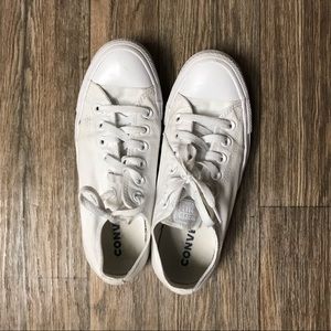 All White Converse
